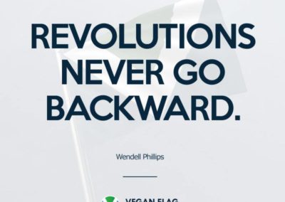 Revolutions never go backward